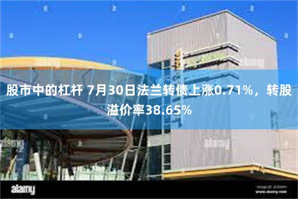 股市中的杠杆 7月30日法兰转债上涨0.71%，转股溢价率38.65%